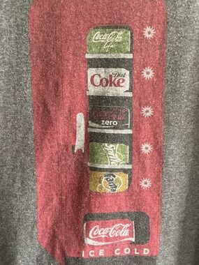 Vintage Coca-Cola Vending Machine Graphic Tee - Hanes - Size Large